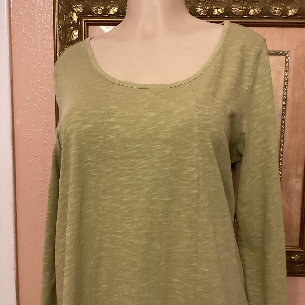Soft Surroundings Asymmetrical Long Sleeve Lace Size Medium - Picture 2 of 13